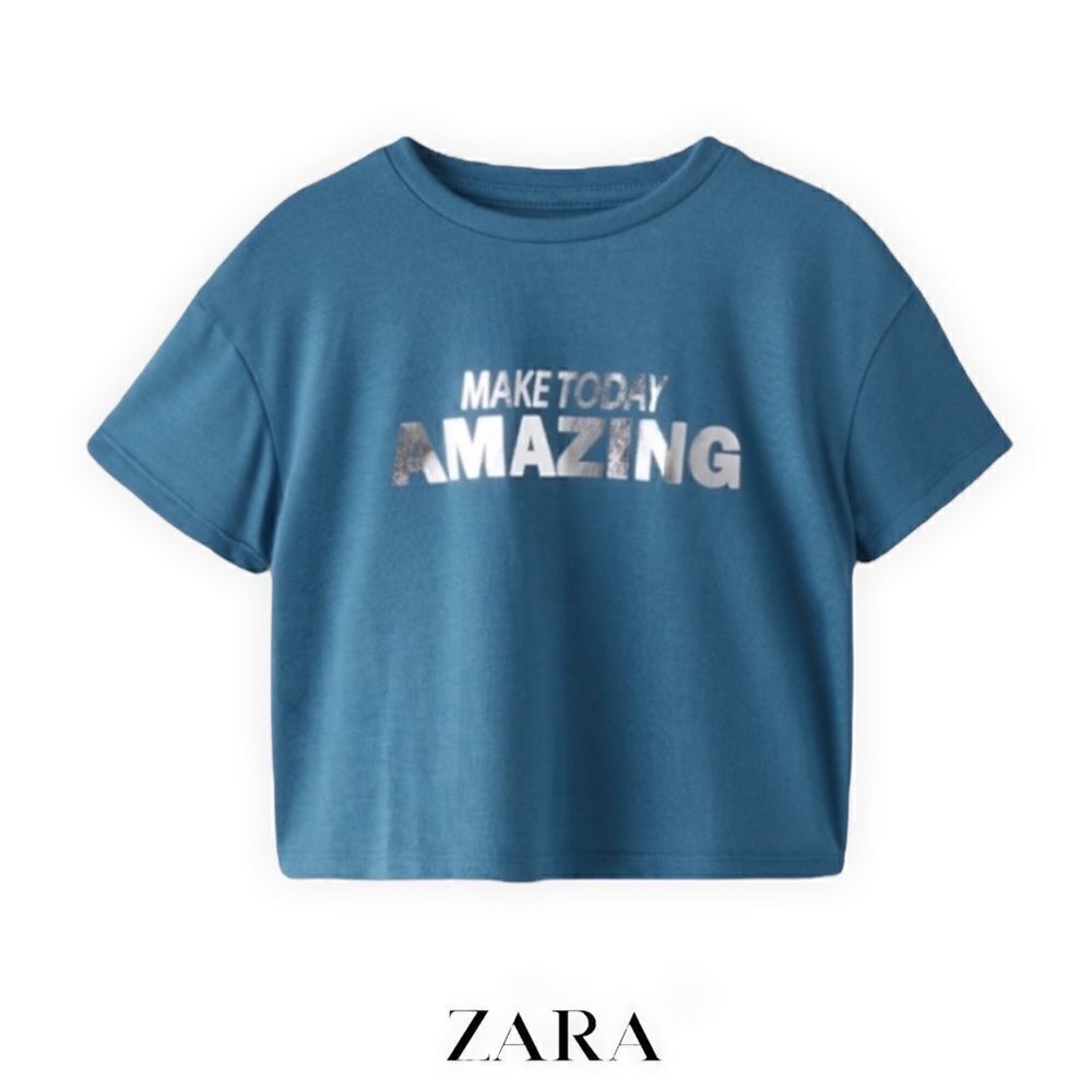 ZARA Kids | Blue | GYM CROP TOP